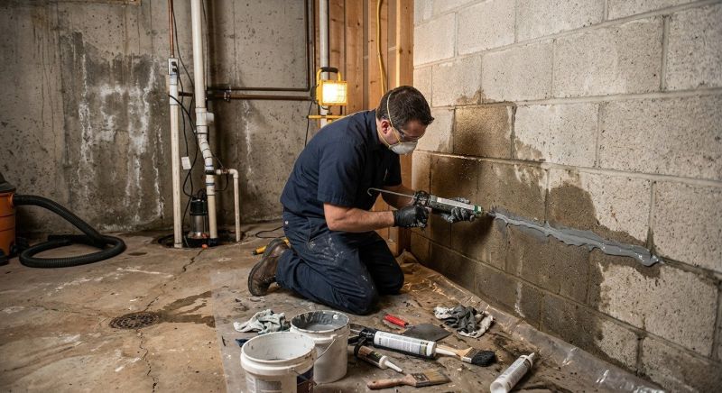 Basement Seepage Repair in Birmingham, AL