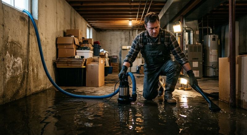 Basement Water Cleanup in Mesa, AZ