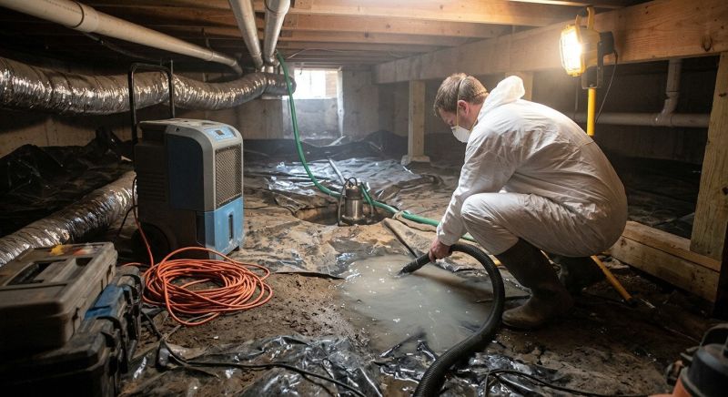 Crawl Space Water Remediation in Scottsdale, AZ
