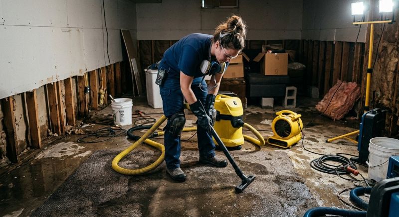 Flood Damage Restoration in Gilbert, AZ