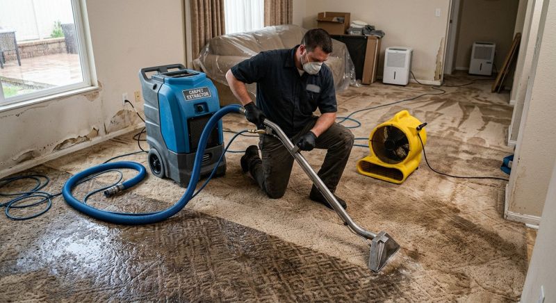 Wet Carpet Restoration in Gilbert, AZ