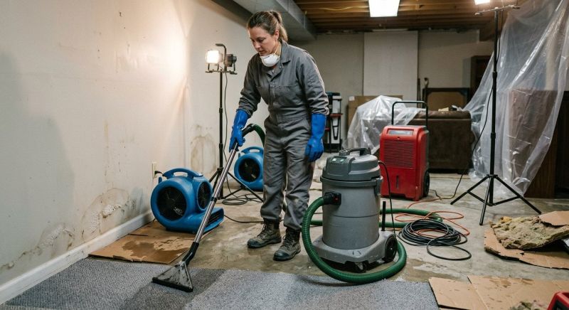 Basement Water Mitigation in Scottsdale, AZ